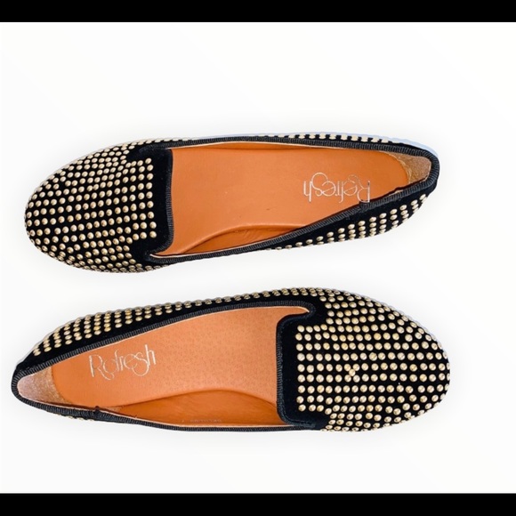 Refresh Belin Black Loafers Sz 7 - Picture 2 of 4